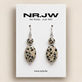 Oorbellen Stainless Steel Silver Dalmatian