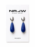 Oorbellen Stainless Steel Blue Quartz